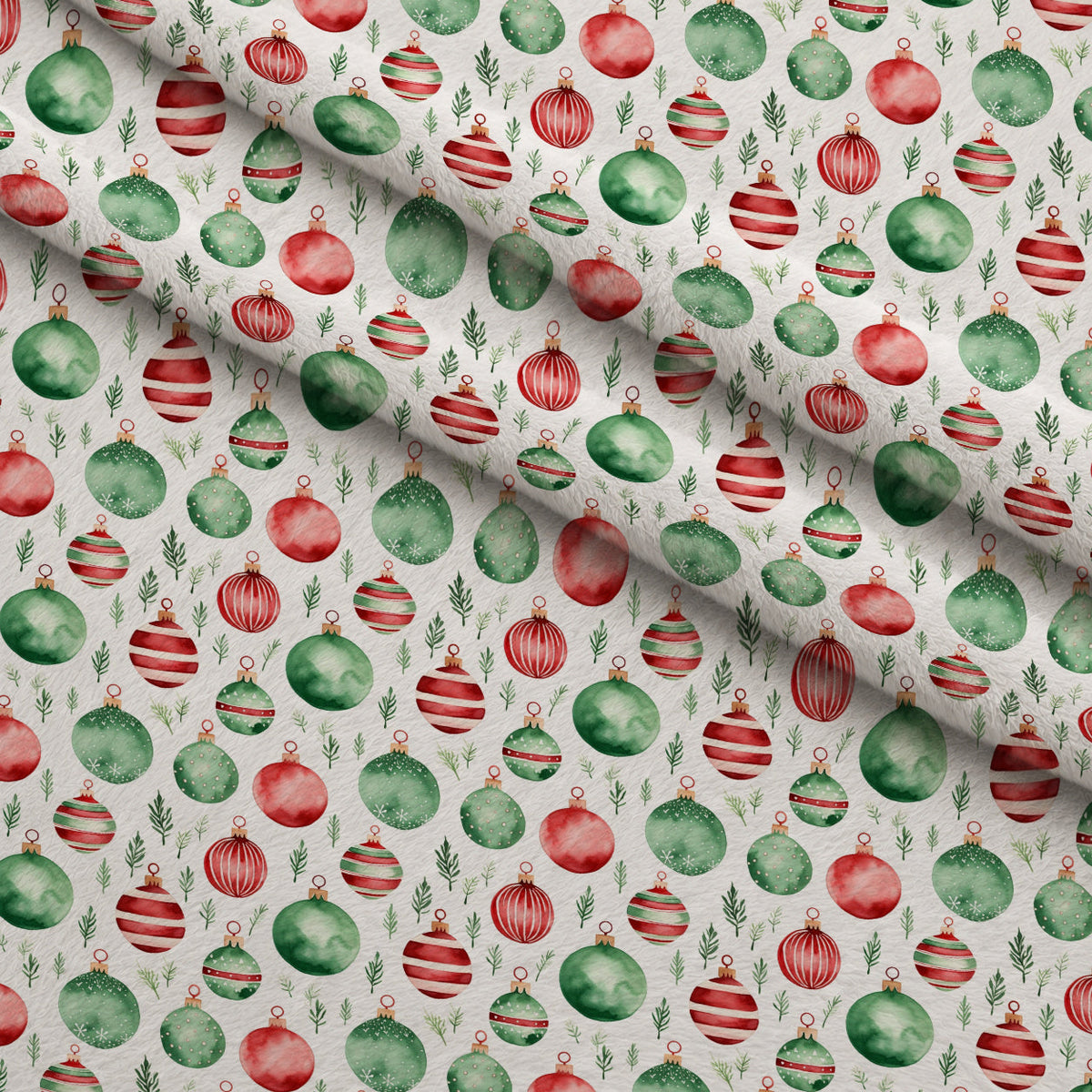 Merry Trimmings Pattern 2 Minky Fabric