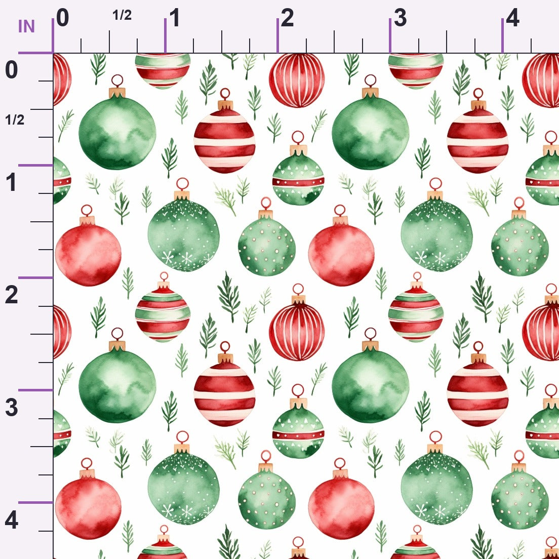 Merry Trimmings Pattern 2 Minky Fabric