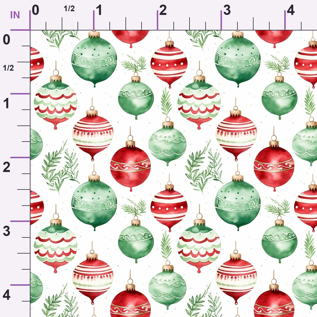 Merry Trimmings Pattern 3 Minky Fabric