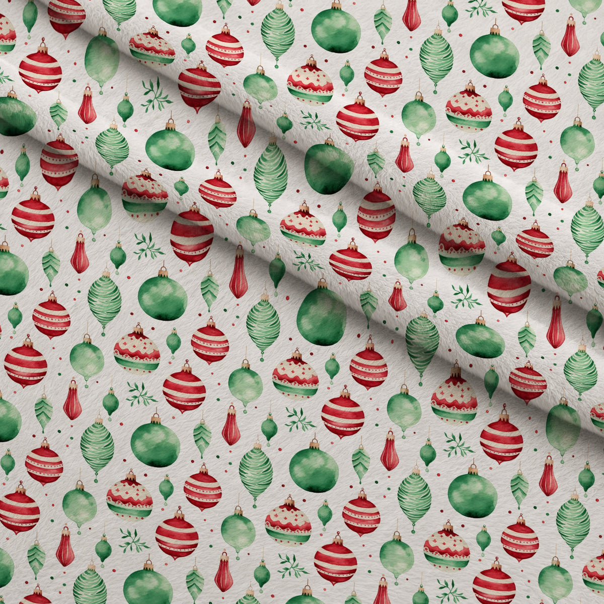Merry Trimmings Pattern 4 Minky Fabric