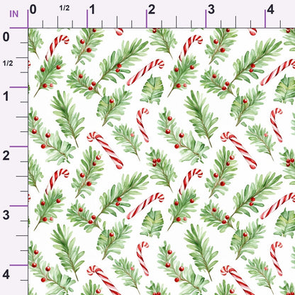 Merry Trimmings Pattern 6 Minky Fabric