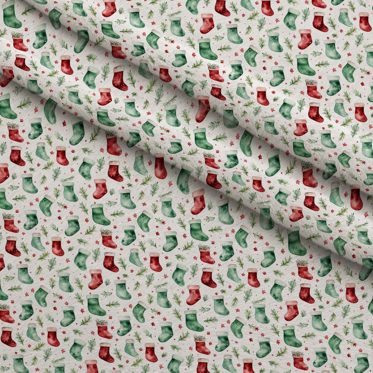 Merry Trimmings Pattern 9 Minky Fabric