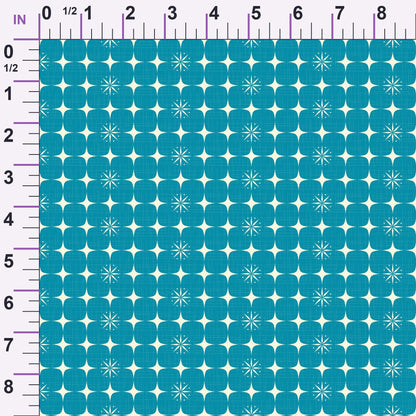 Midcentury Sparkle Pattern 10 Minky Fabric