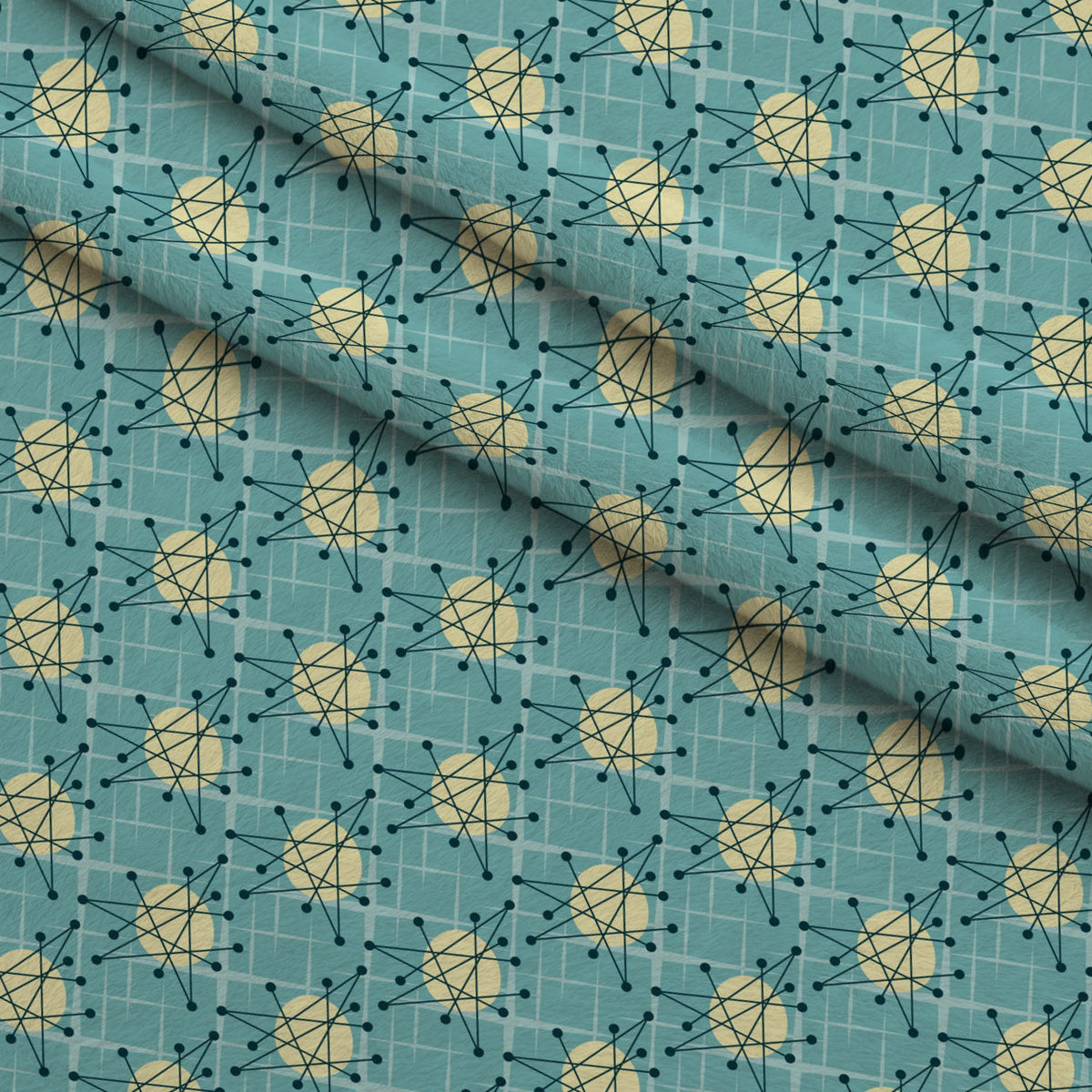 Midcentury Sparkle Pattern 3 Minky Fabric