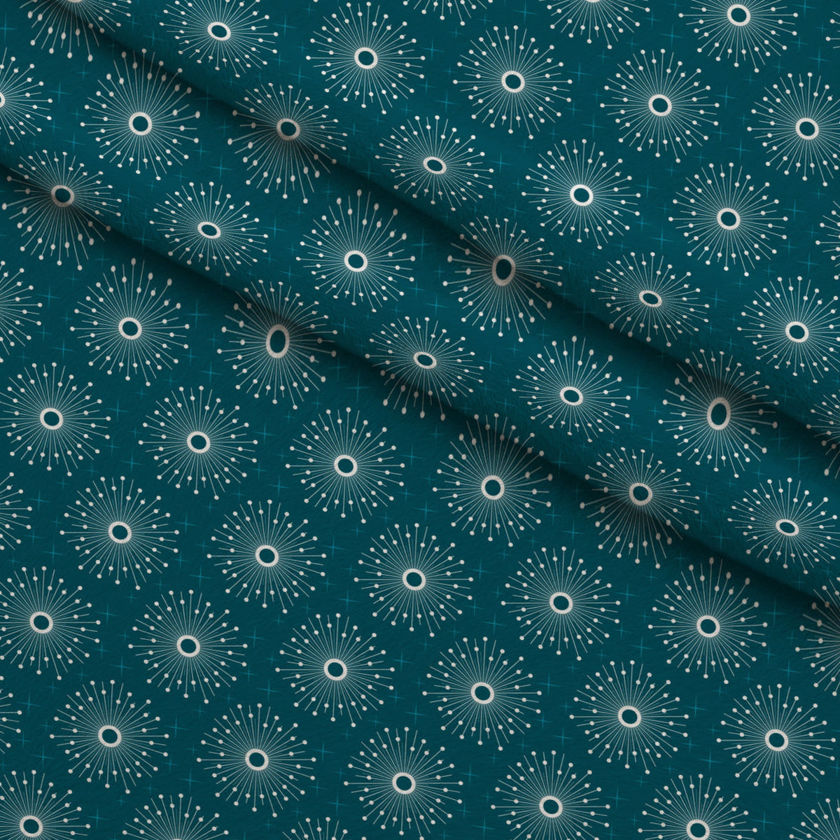 Midcentury Sparkle Pattern 5 Minky Fabric