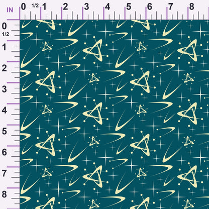 Midcentury Sparkle Pattern 6 Minky Fabric