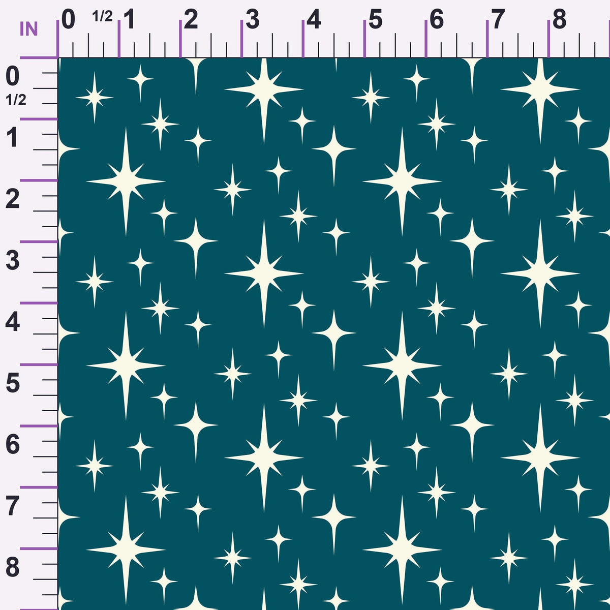 Midcentury Sparkle Pattern 7 Minky Fabric