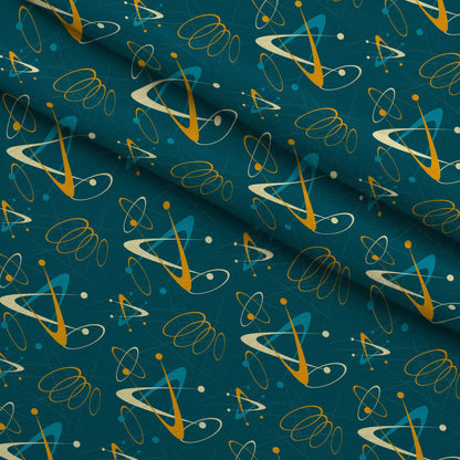 Midcentury Sparkle Pattern 8 Minky Fabric