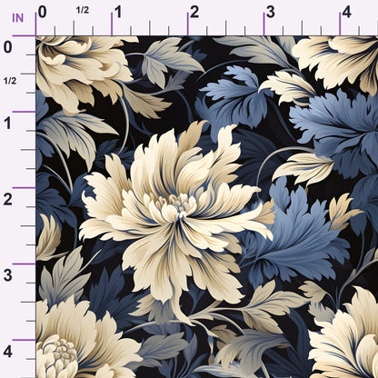 Midnight Bloom Pattern 11 Minky Fabric