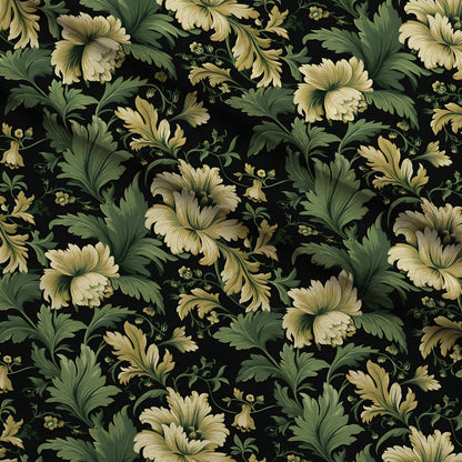 Midnight Bloom Pattern 7 Minky Fabric