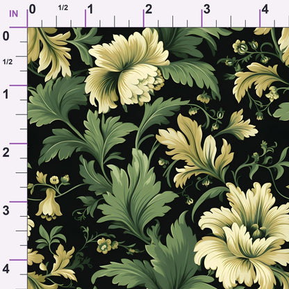 Midnight Bloom Pattern 7 Minky Fabric