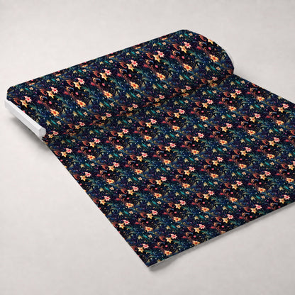 Midnight Blooms Pattern 2 Minky Fabric