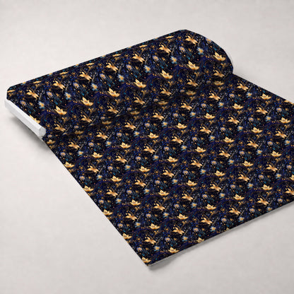 Midnight Blooms Pattern 5 Minky Fabric