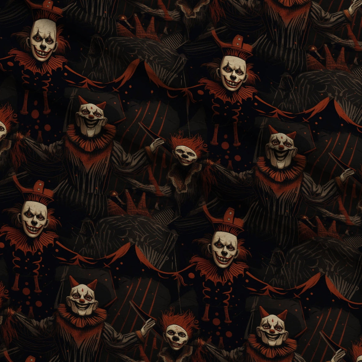 Midnight Carnival Pattern 1 Minky Fabric