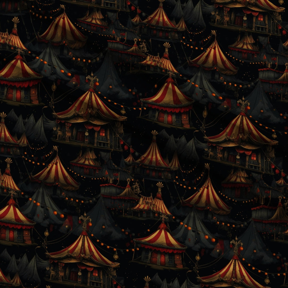 Midnight Carnival Pattern 10 Minky Fabric