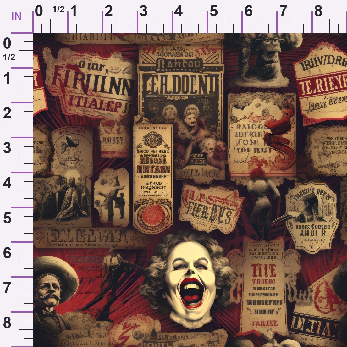 Midnight Carnival Pattern 12 Minky Fabric