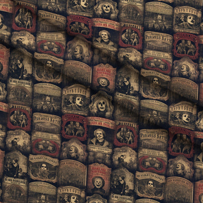 Midnight Carnival Pattern 5 Minky Fabric