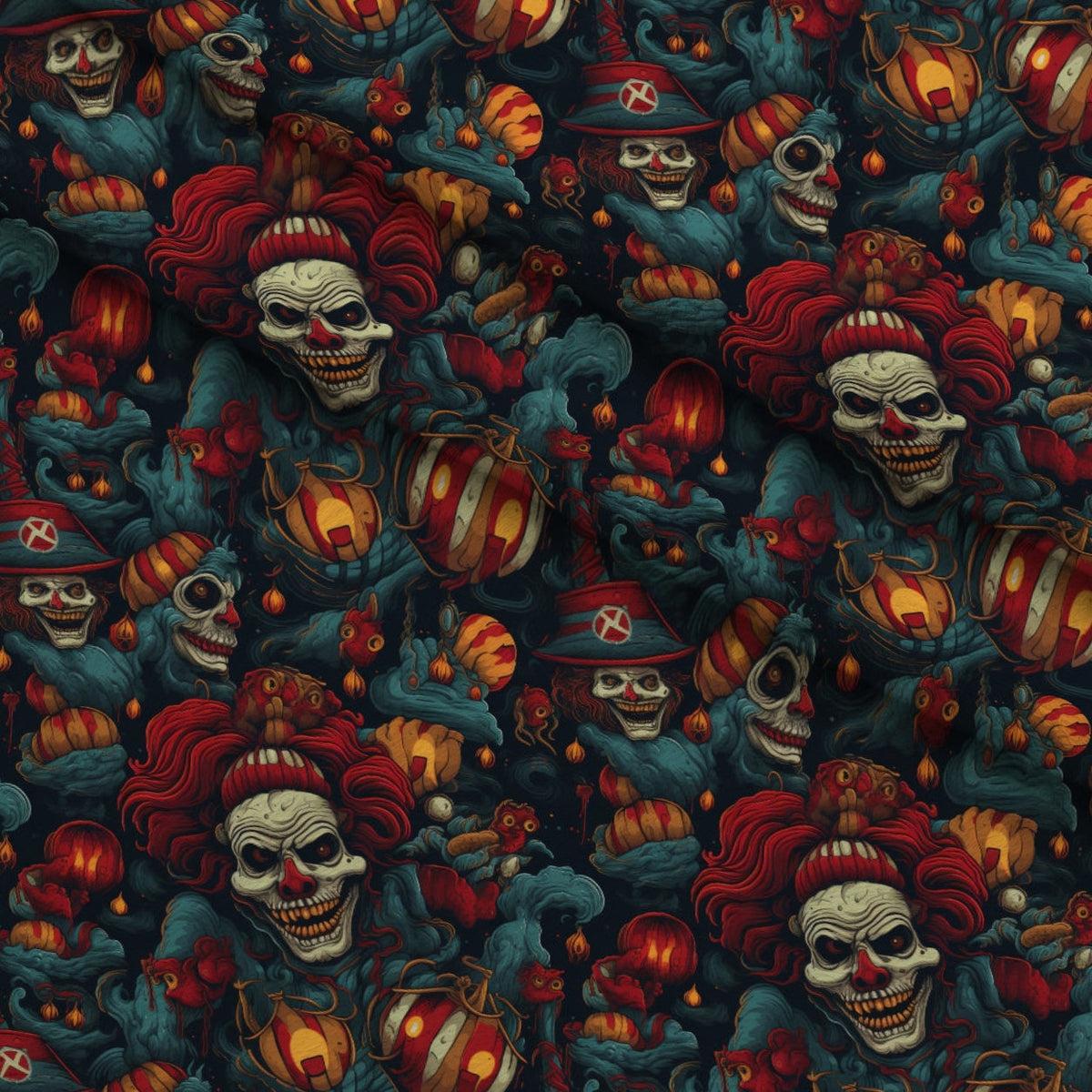 Midnight Carnival Pattern 7 Minky Fabric