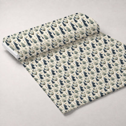 Midnight Clockwork Pattern 11 Minky Fabric