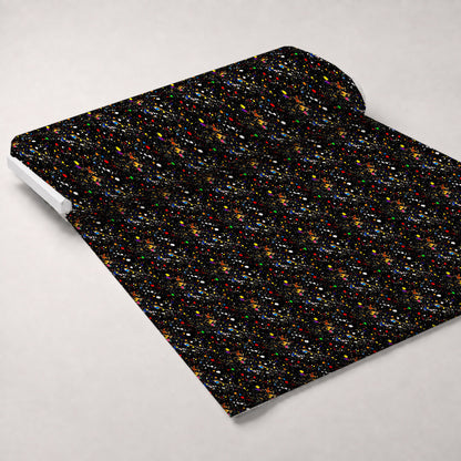 Midnight Confetti Pattern 10 Minky Fabric