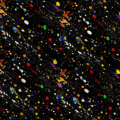 Midnight Confetti Pattern 10 Minky Fabric