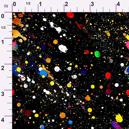 Midnight Confetti Pattern 10 Minky Fabric
