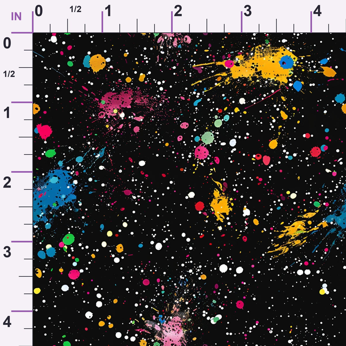 Midnight Confetti Pattern 11 Minky Fabric