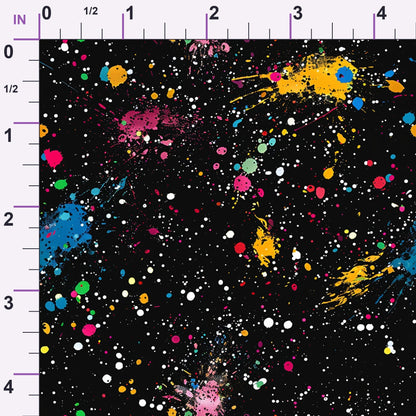 Midnight Confetti Pattern 11 Minky Fabric