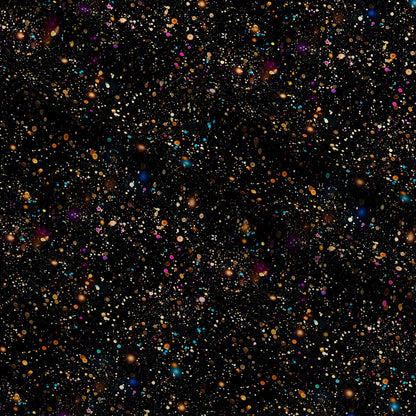 Midnight Confetti Pattern 12 Minky Fabric