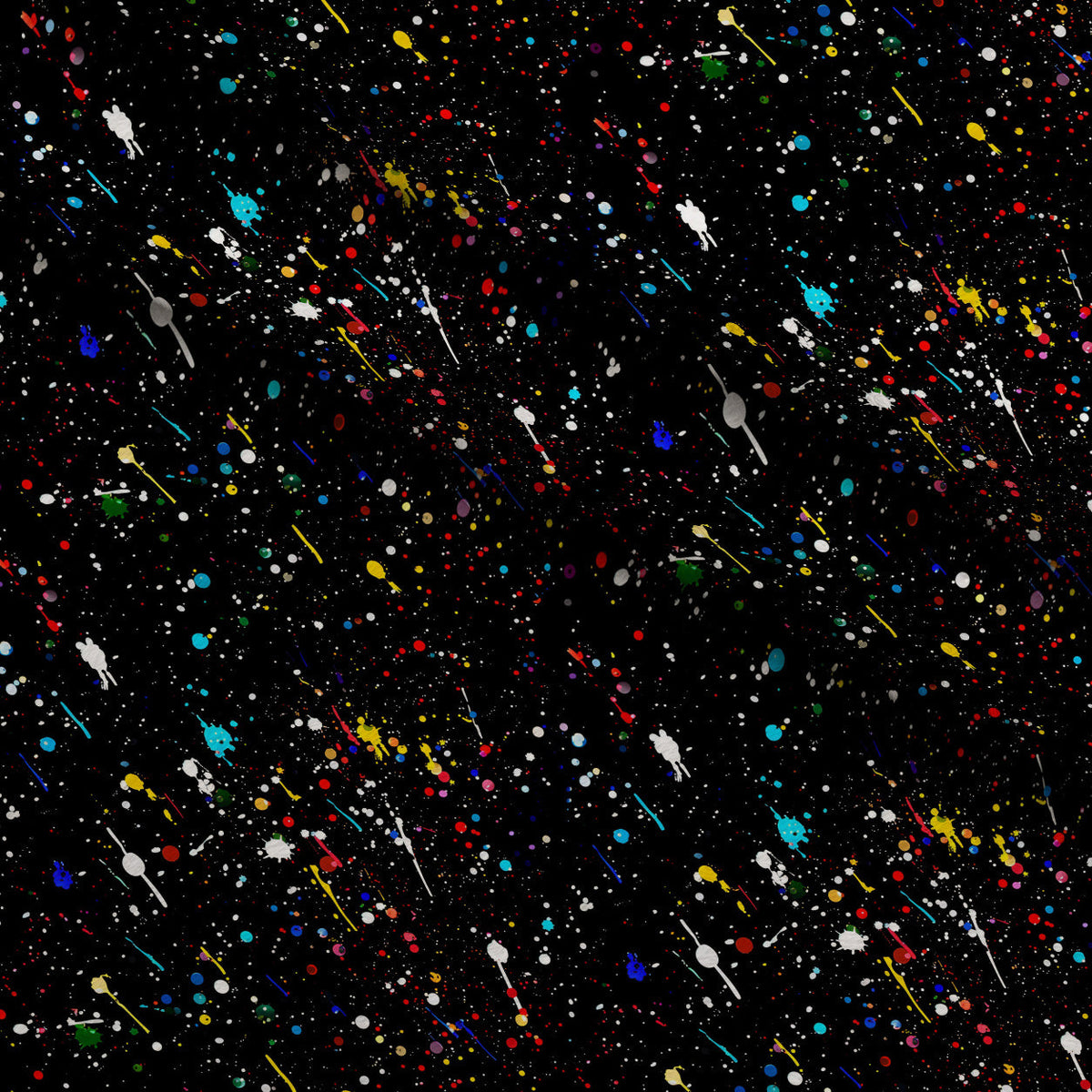 Midnight Confetti Pattern 13 Minky Fabric
