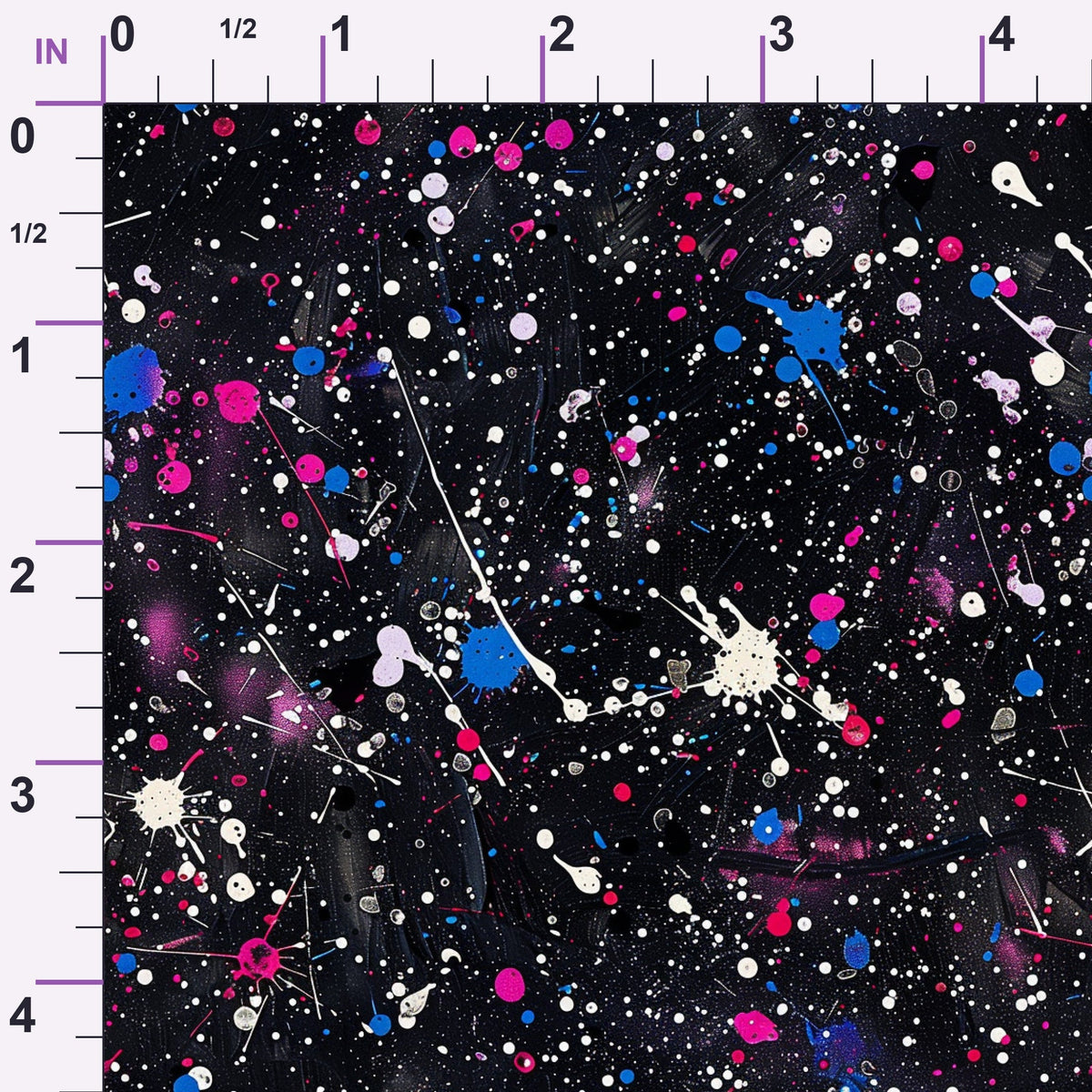 Midnight Confetti Pattern 15 Minky Fabric