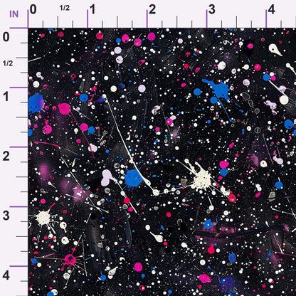 Midnight Confetti Pattern 15 Minky Fabric