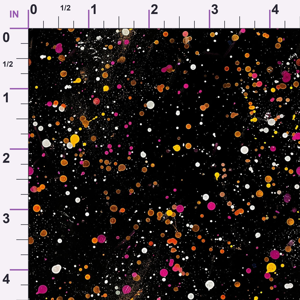 Midnight Confetti Pattern 16 Minky Fabric