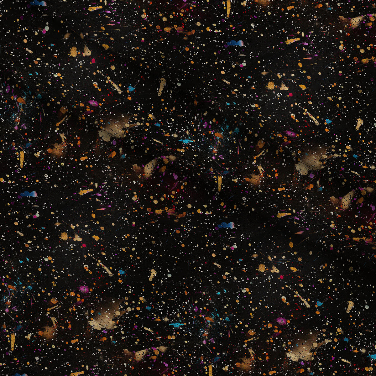 Midnight Confetti Pattern 18 Minky Fabric