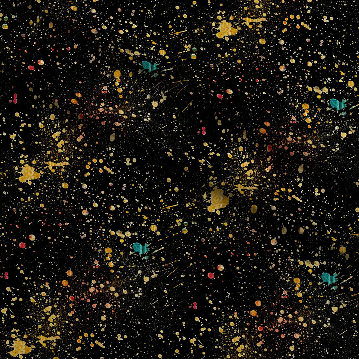 Midnight Confetti Pattern 3 Minky Fabric