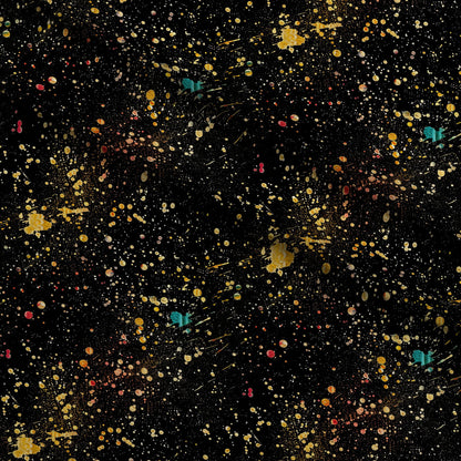Midnight Confetti Pattern 3 Minky Fabric
