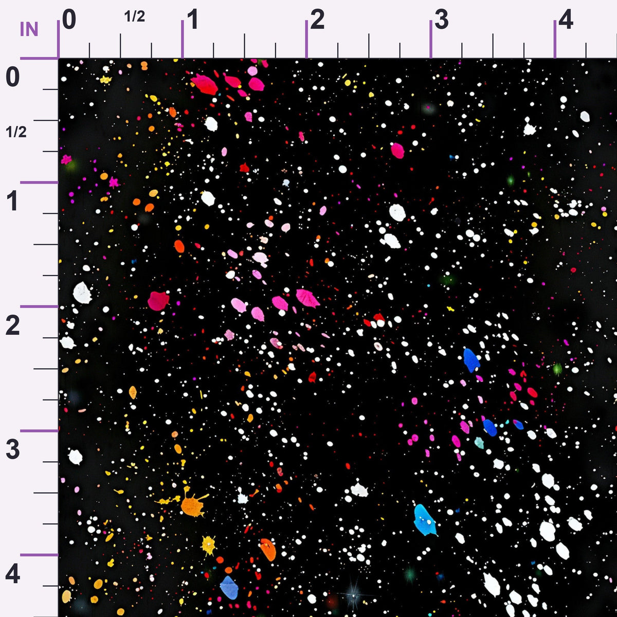 Midnight Confetti Pattern 7 Minky Fabric