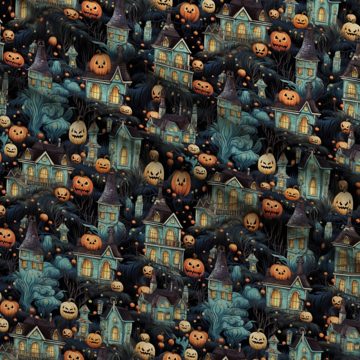Midnight Familiars Pattern 10 Minky Fabric