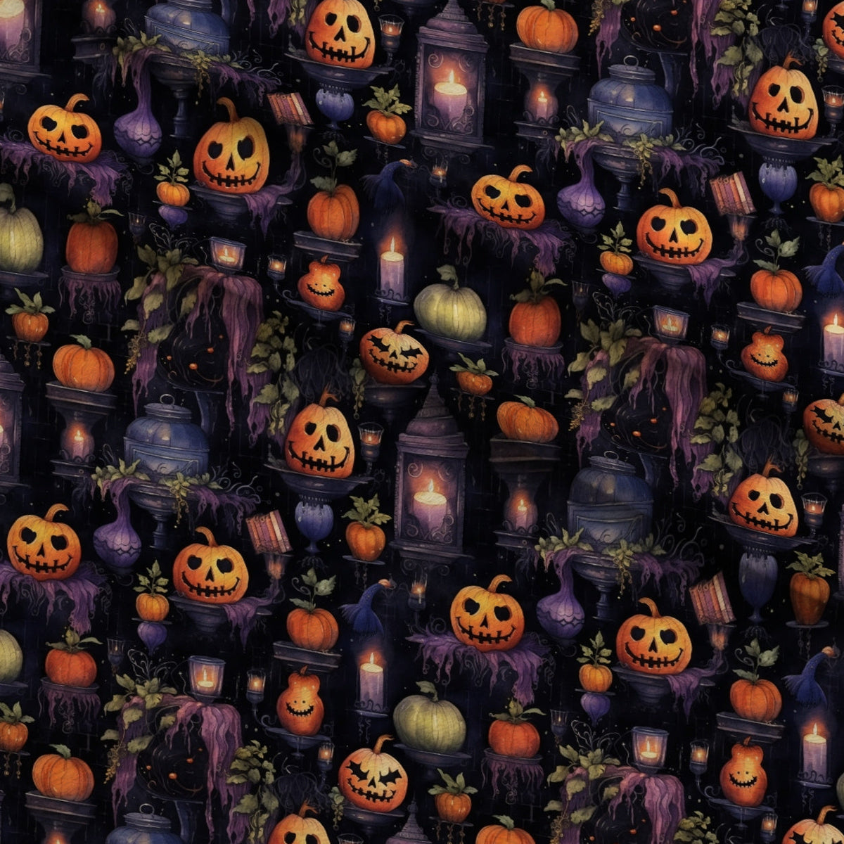 Midnight Familiars Pattern 18 Minky Fabric