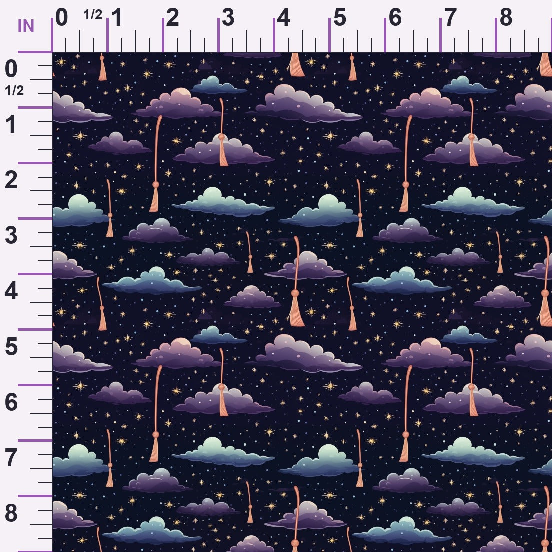 Midnight Familiars Pattern 28 Minky Fabric