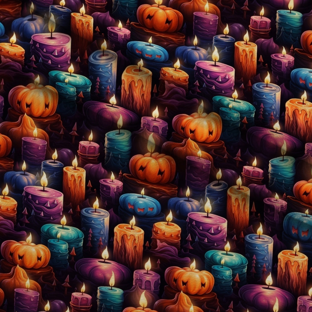 Midnight Familiars Pattern 31 Minky Fabric