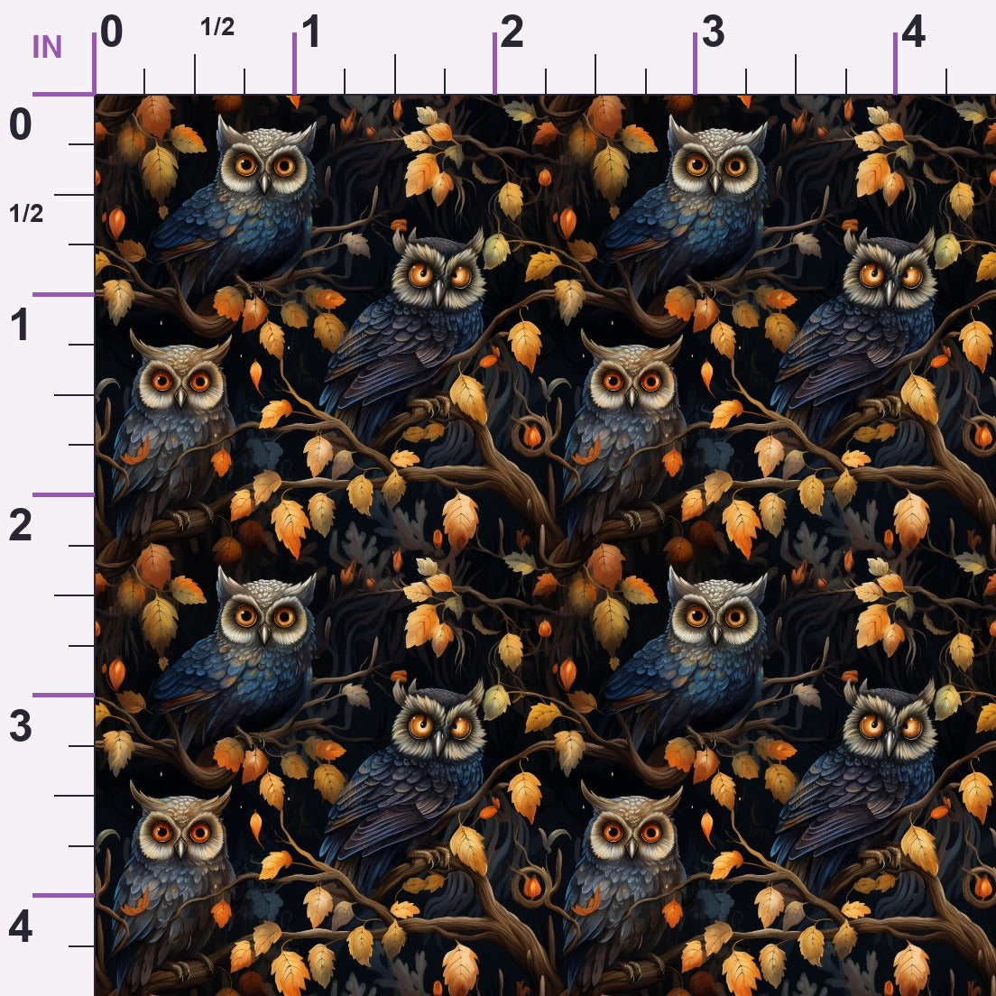 Midnight Familiars Pattern 32 Minky Fabric