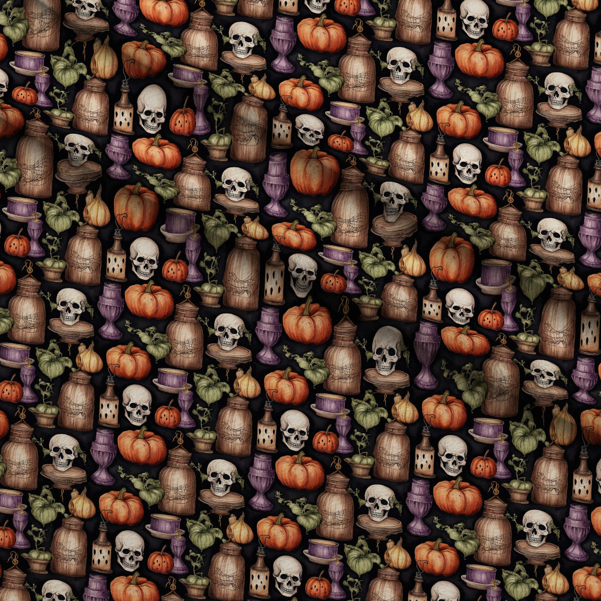 Midnight Familiars Pattern 9 Minky Fabric
