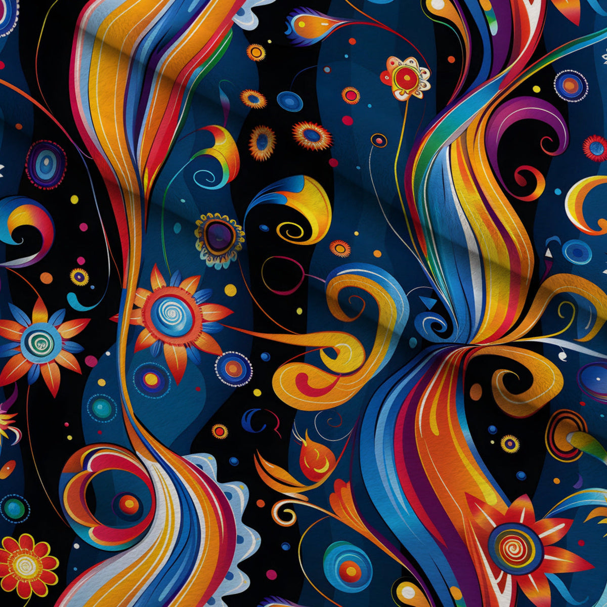 Midnight Fiesta Pattern 11 Minky Fabric