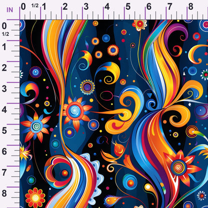 Midnight Fiesta Pattern 11 Minky Fabric