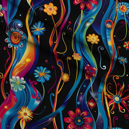 Midnight Fiesta Pattern 13 Minky Fabric