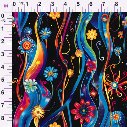 Midnight Fiesta Pattern 13 Minky Fabric