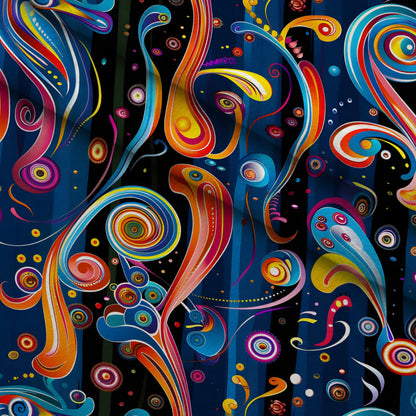 Midnight Fiesta Pattern 14 Minky Fabric