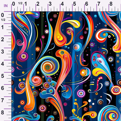 Midnight Fiesta Pattern 14 Minky Fabric