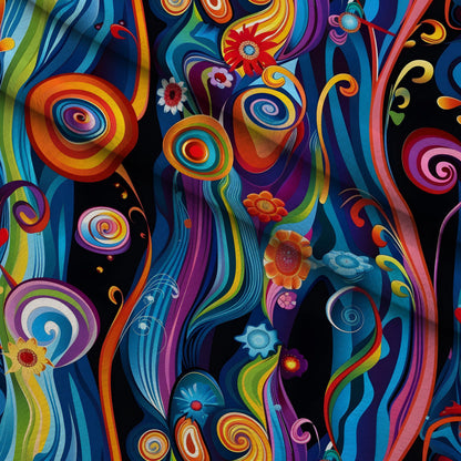 Midnight Fiesta Pattern 15 Minky Fabric